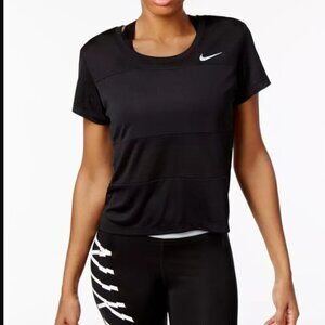 Nike Dri-FIT Kadın T-Shirt City Dry Top  Black Short Sleeve 938446-010 XS